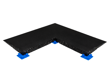 StockZ Fitness Tiles Connect - 1000x500x30mm Schwarz-0