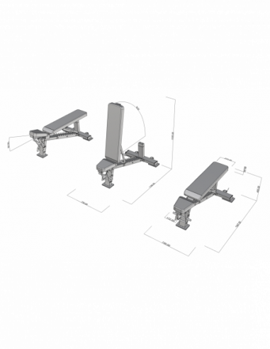 Metcon Verstellbare Hantelbank-1