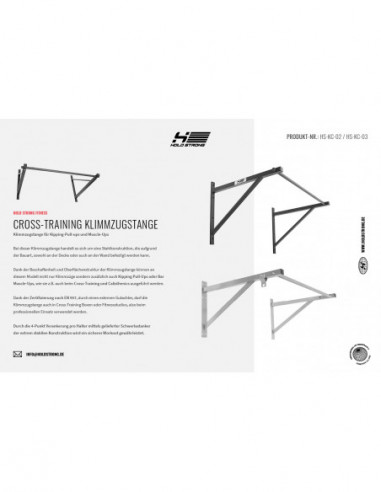 HOLD STRONG Fitness Klimmzugstange-2