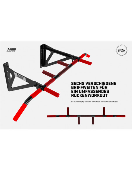 HOLD STRONG Multigriff Klimmzugstange - Wandmontage-1