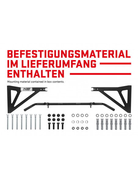 HOLD STRONG Multigriff Klimmzugstange - Wandmontage-5