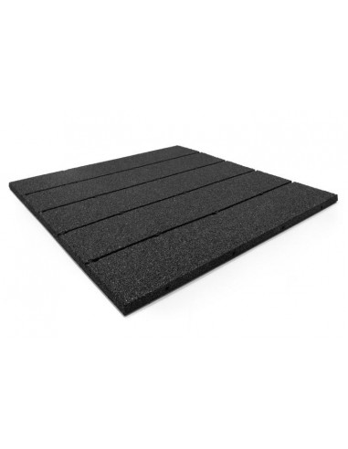 StockZ Fitness Tiles Outdoor - 1000x1000x43mm Schwarz-0