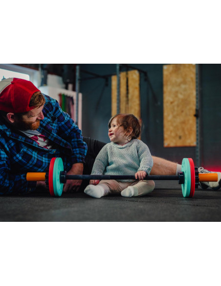 Fit Kidz Barbell & Bumper Plate Set