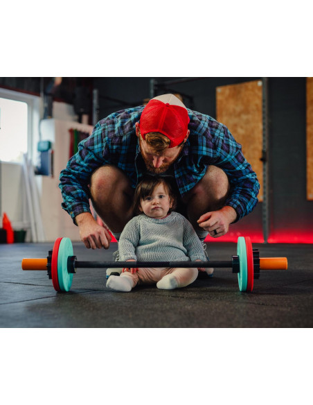 Fit Kidz Barbell & Bumper Plate Set