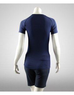 Kurzarm Navy Damen