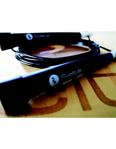 Sveltus Springseil Speed Rope schwarz